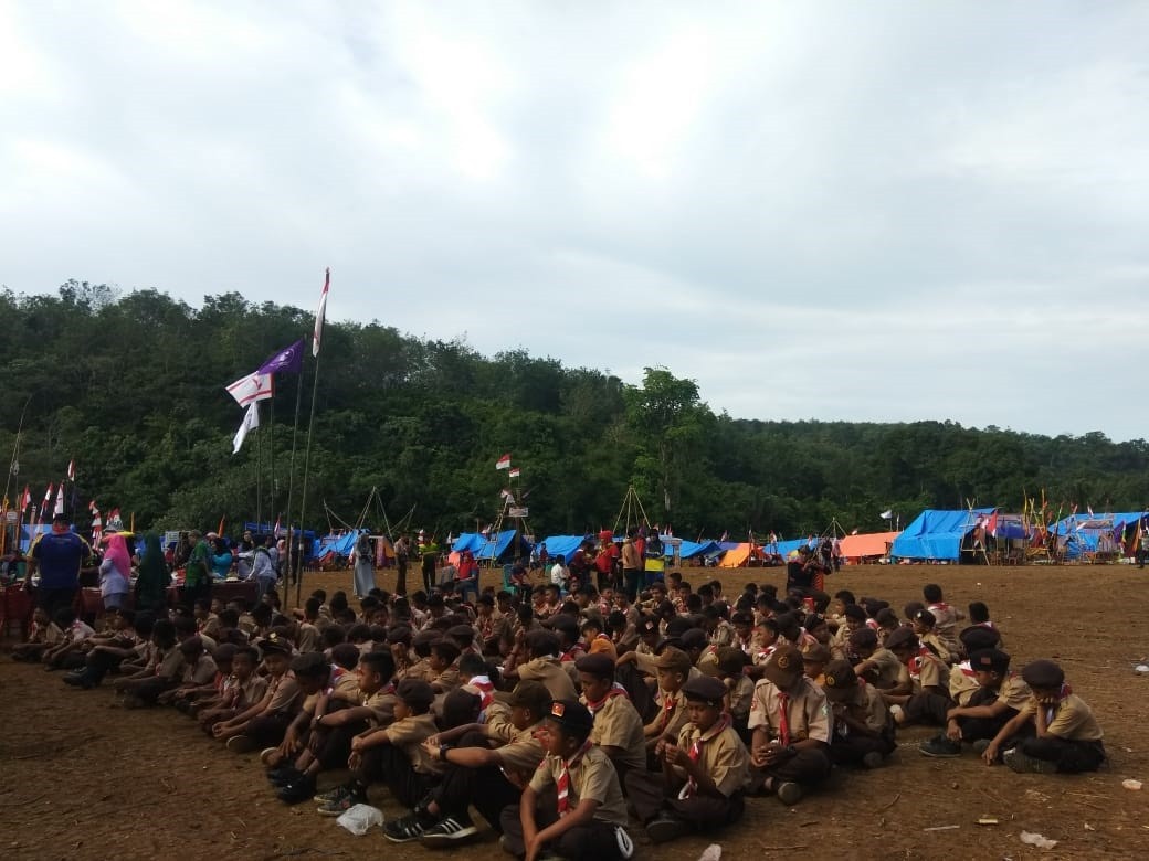 1500 Pramuka Penggalang Ikut Jambore  Kwartir Cabang 18 Dharmasraya